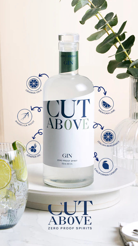 Cut Above Zero Proof Gin 750ml
