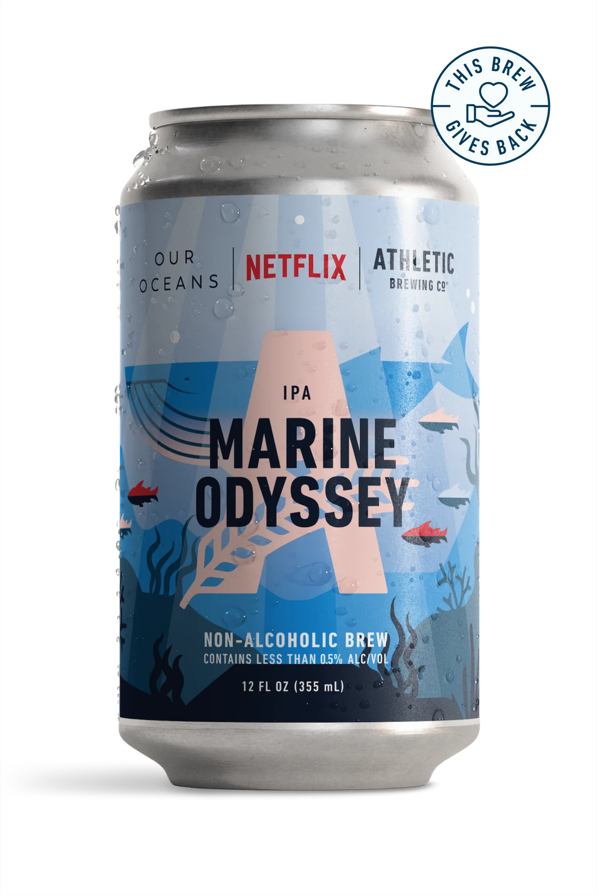 Athletic Brewing Company X Netflix - Marine Odyssey IPA