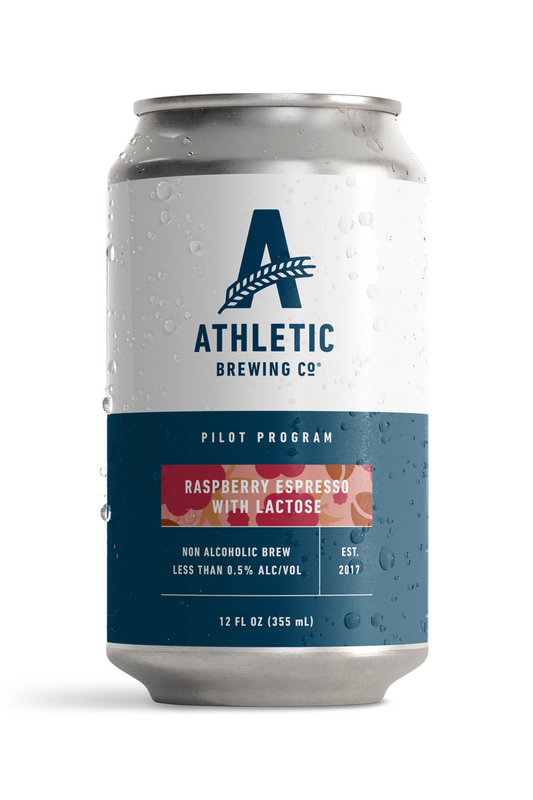 Athletic Brewing Company Raspberry Espresso with Lactose